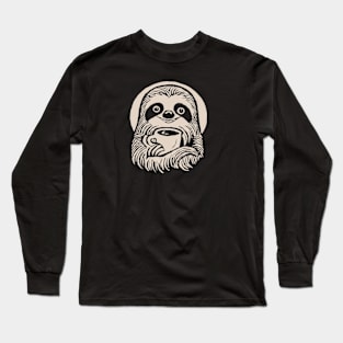 Sloth coffee Long Sleeve T-Shirt